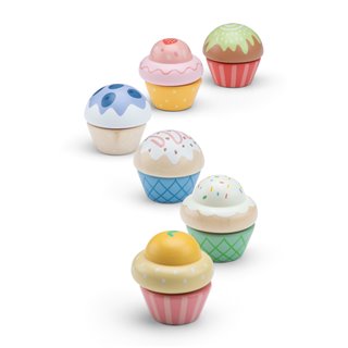 Cupcakes met geschenkdoos - 6 cupcakes
